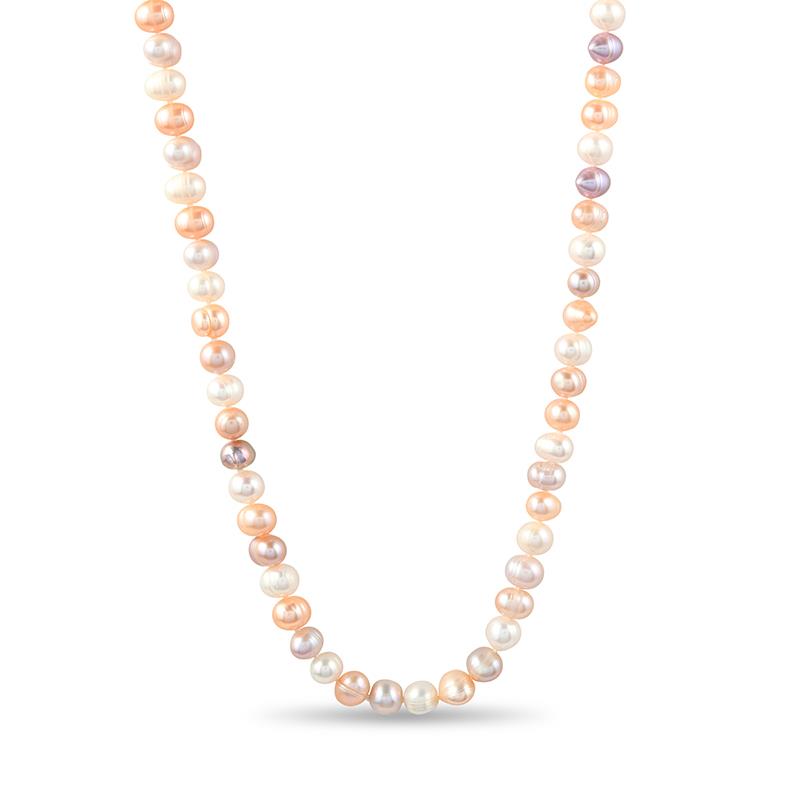 Mermaid's Rainbow Pearl Necklace